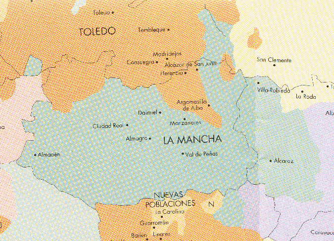 Divisin en Intendencias o Provincias en 1787