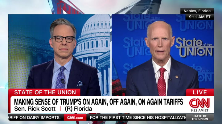 State of the Union With Jake Tapper and Dana Bash : CNNW : March 9, 2025 6:00am-7:00am PDT