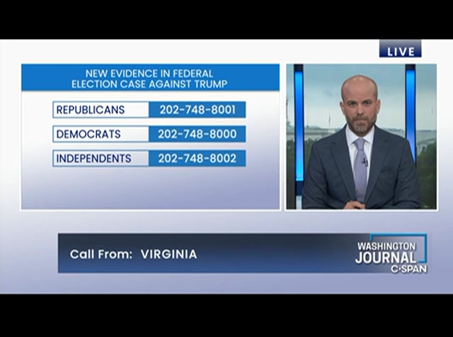Washington Journal 10/03/2024 : CSPAN : October 3, 2024 6:59am-10:03am EDT