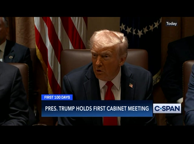 President Trump & Elon Musk Meet With Cabinet : CSPAN : February 26, 2025 1:25pm-2:33pm EST