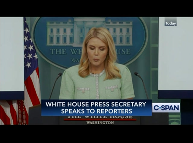 White House Press Secretary Holds Briefing : CSPAN : March 11, 2025 8:32pm-9:03pm EDT