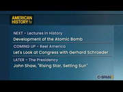 Lectures in History Development of the Atomic Bomb : CSPAN3 : March 30, 2025 8:00pm-9:15pm EDT